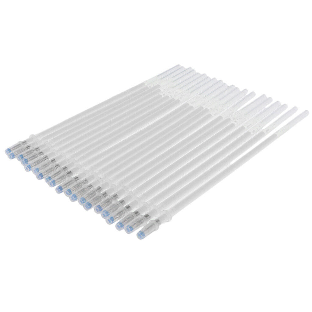 20 Pieces 1mm Colorful Glitter  Pen Refills for Drawing White