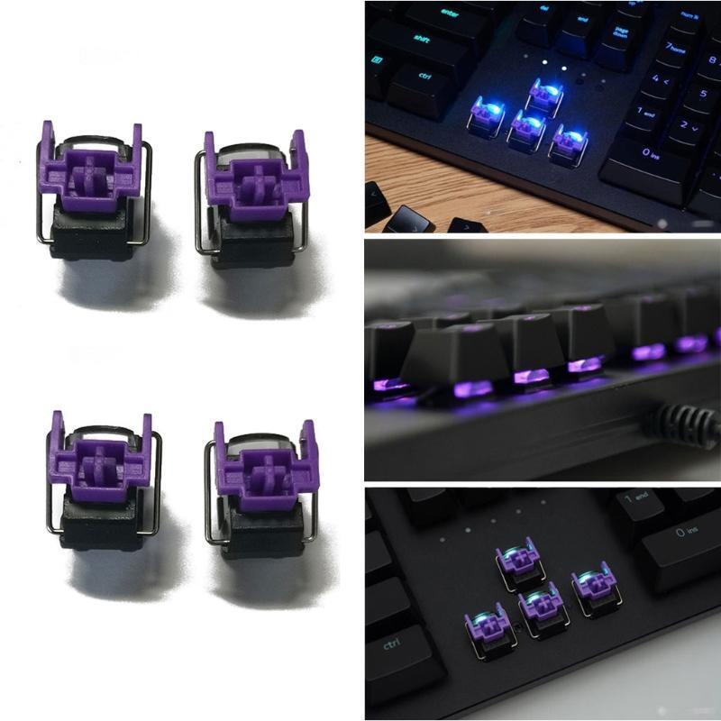Purple Optical Switches Durable Switches Fit for Razer Huntsman Elite Keyboard
