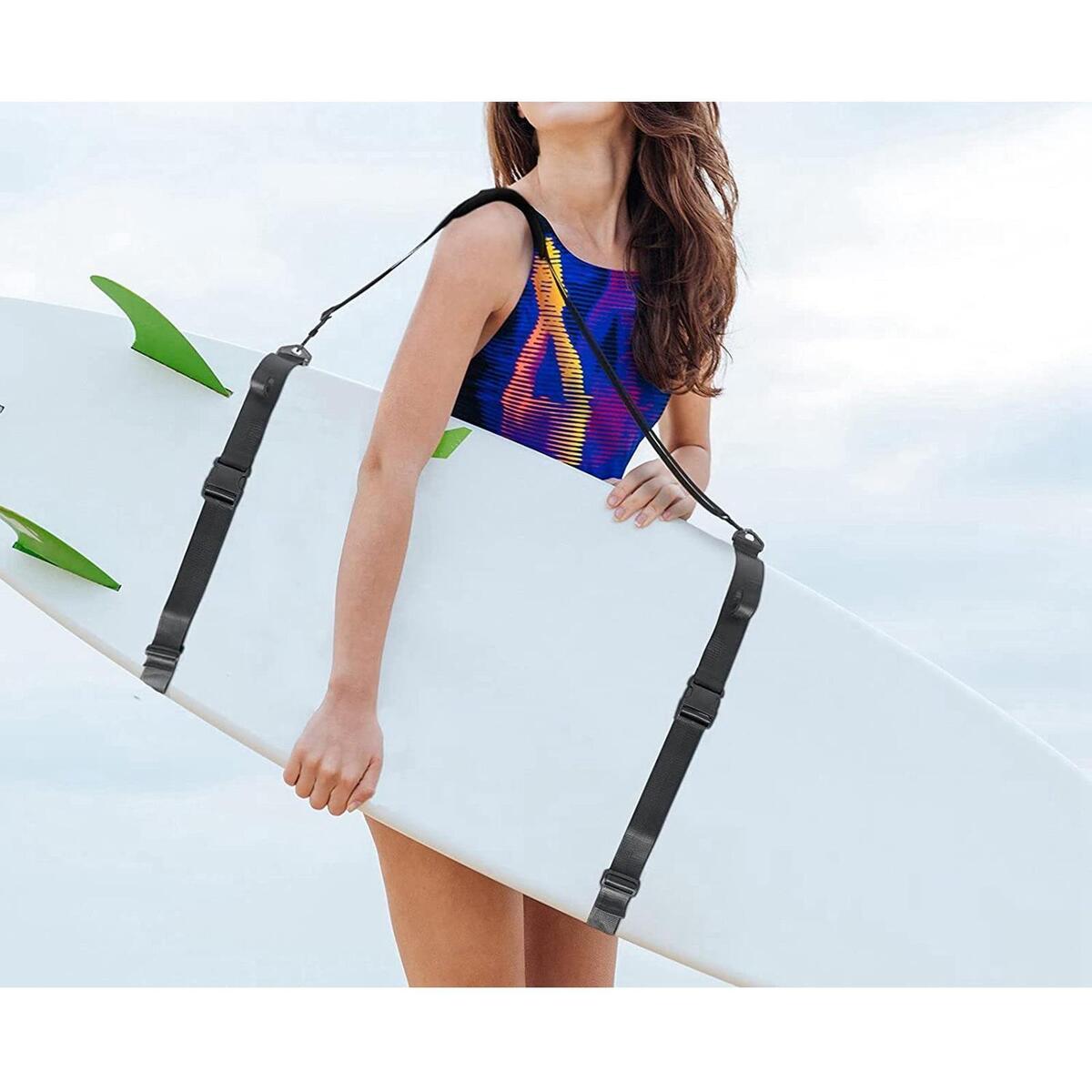 Heavy Duty Paddleboard Carry Strap Carrier Canoe Shoulder Belt for Longboard