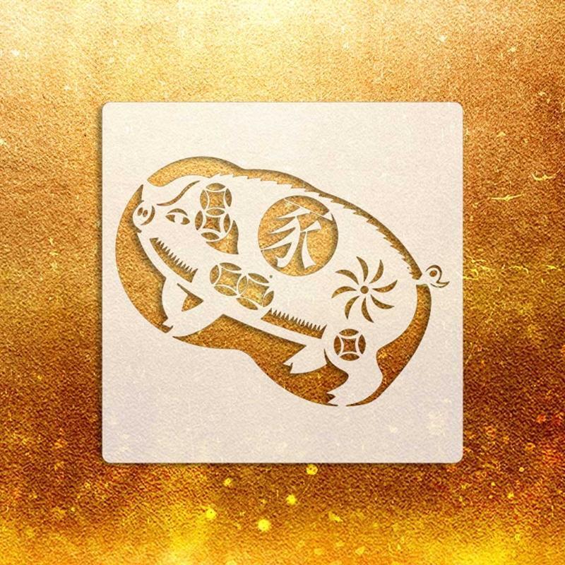 9pcs Multi-purpose Painting Stencil Kit DIY Drawing Stencil Template for Decors