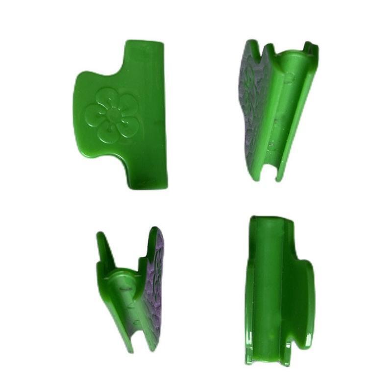 100pcs Greenhouse Clips Plant Stakes Snap Clamps For Garden Film Buckle Clamp