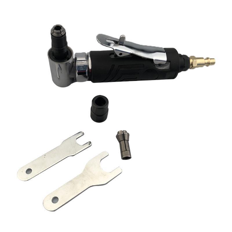Pneumatic Polishing Carving Tool Kit Protective Cover Set Chuck 1/4 Wind Grinder