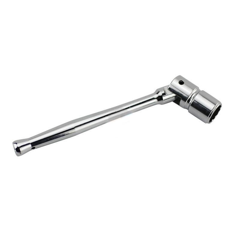 Scaffold Spanner 12 Angle Ratcheting Socket Wrench Straight Handle Repair Tool