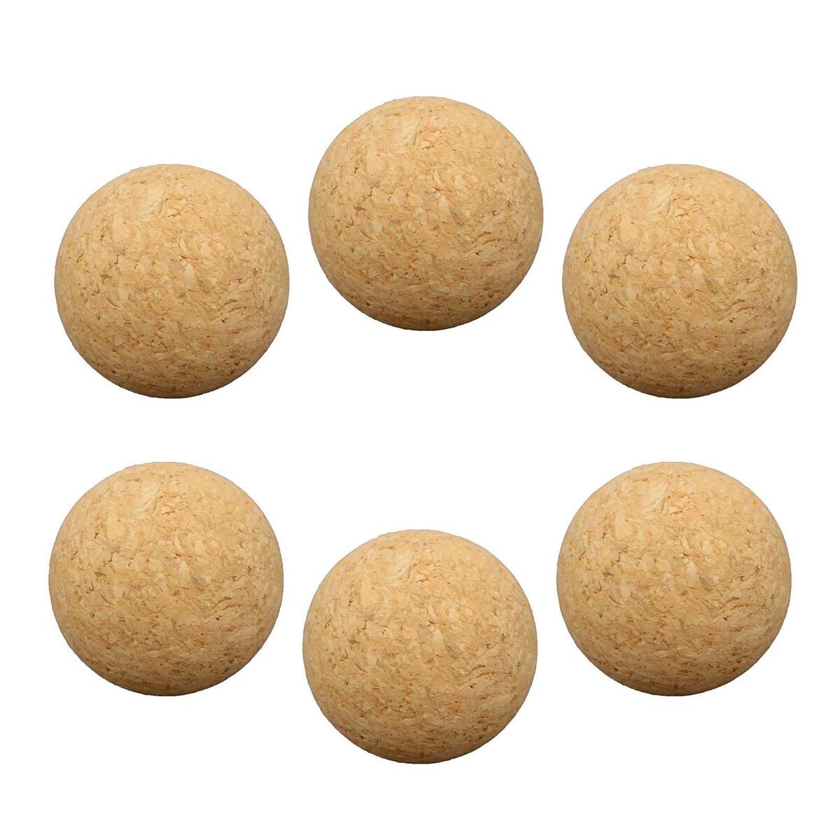 6 Pieces Table Football Cork Desktop Soccer Game Table Soccer Accessories