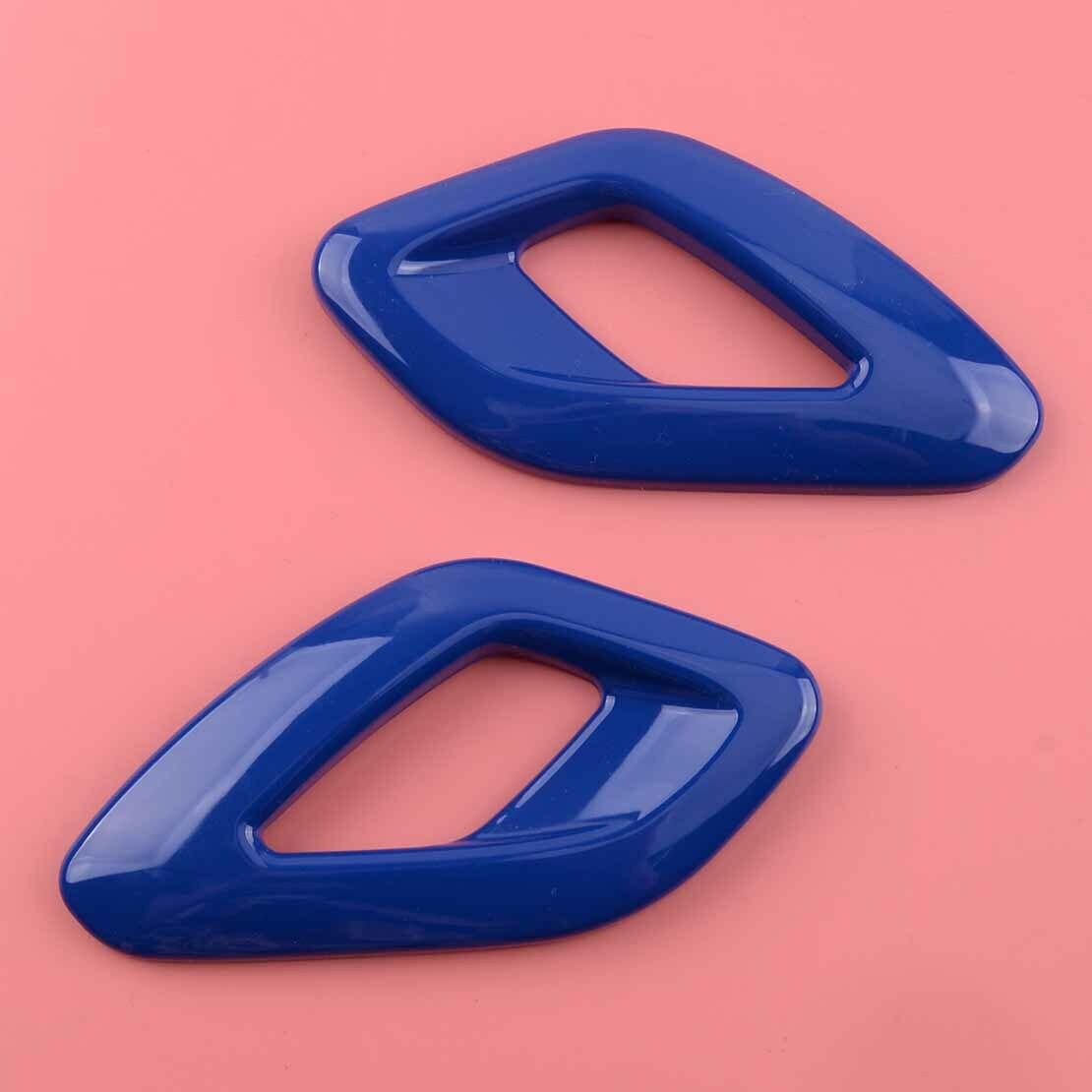 2x Interior Door Handle Cover Trim Frame fit for Dodge Challenger 2015-21 Blue