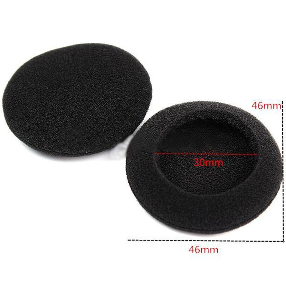 Headphones Replacement Ear Pads Earphone Sponge Black Soft Foam Headset Cushion