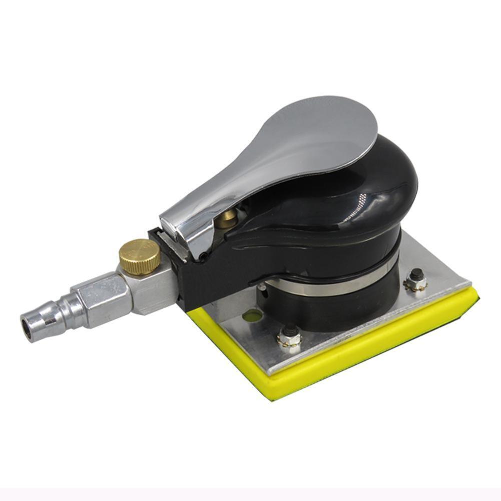 Air Eccentric Orbital Pneumatic Sander Disc Square Pad Grinder Polisher