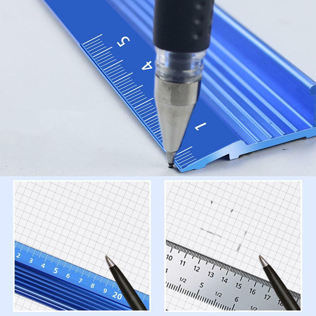 2Pieces Scale Ruler Blueprint Straight  for Woodworking Drafting