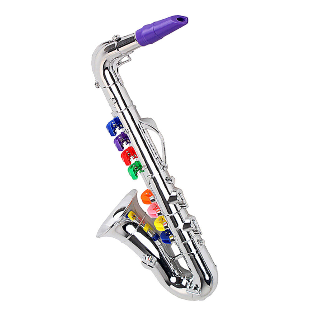 Musical Wind Instrument  Saxophone Sax With Colored , for