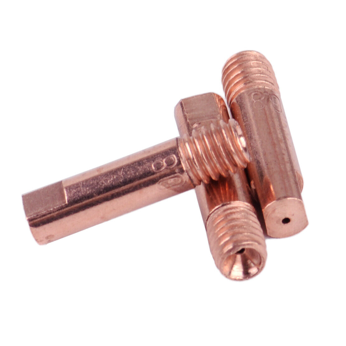 12pc MB 15AK MIG/MAG Welding Torch Contact Tip 0.8x25mm M6 Gas Nozzle Shroud Li
