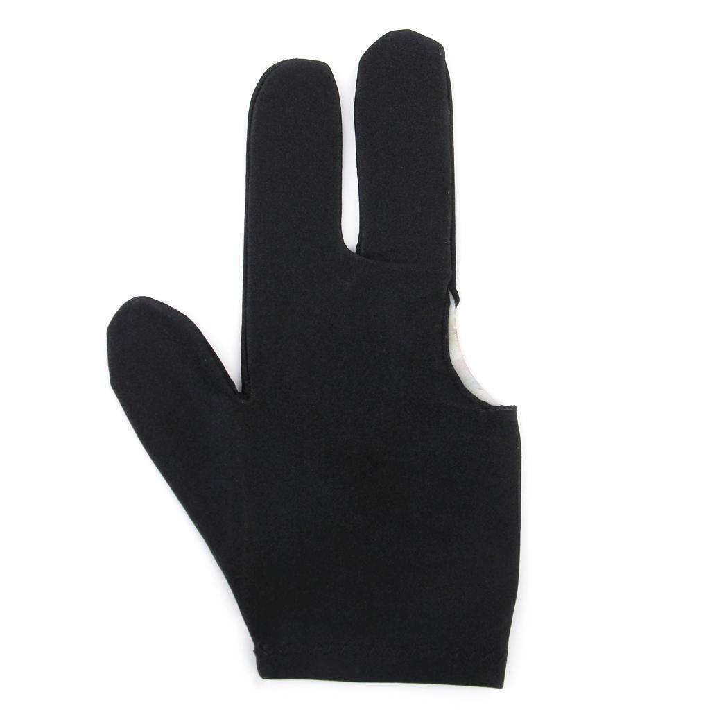 3 Finger Pool Shooters Snooker Billiard Cue Glove + Billiard Chalk