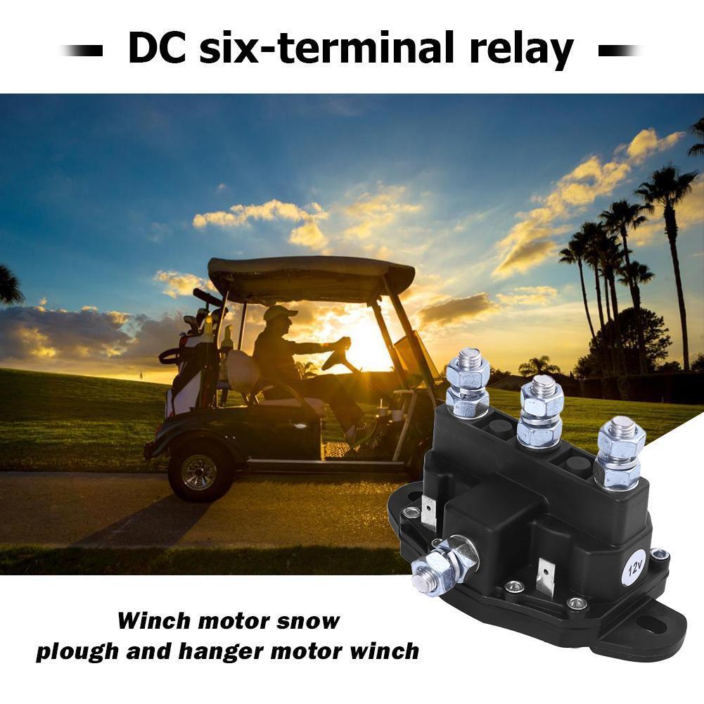 6 Post Relay Winch Motor Reversing Solenoid Switch for Construction Truck