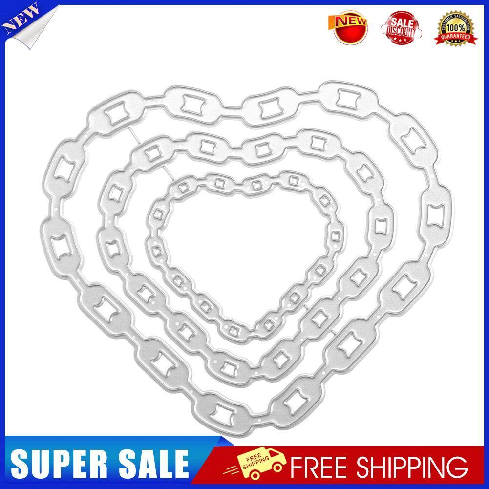 Metal Cutting Dies Stencil for DIY Scrapbooking Photo Album Heart Christmas