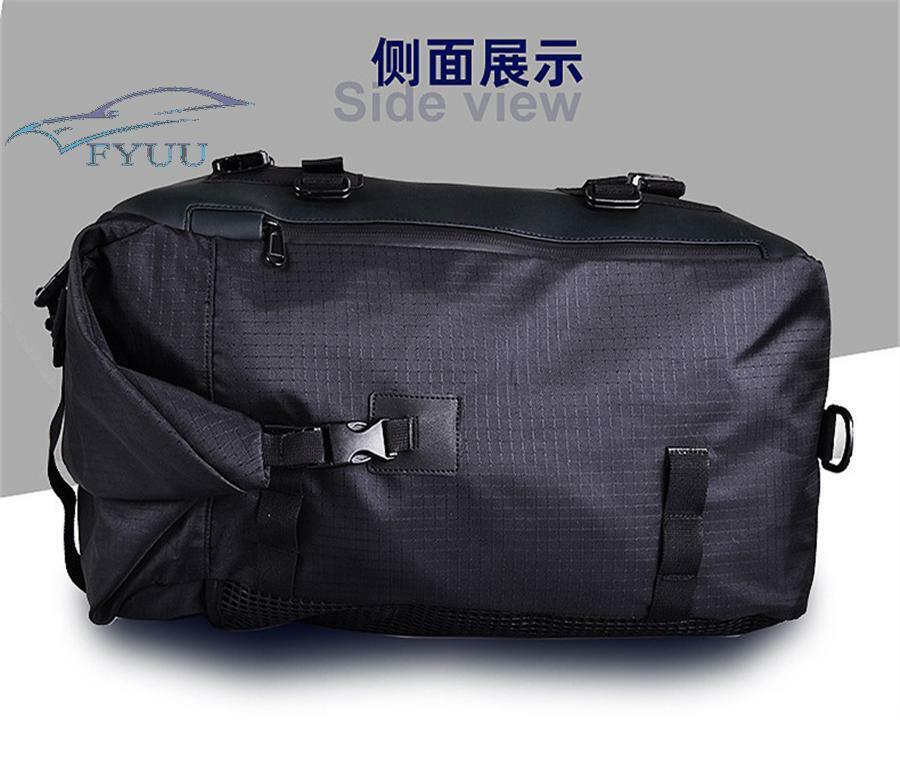 1pc S-Size Motorcycle Rear Seat Bag Waterproof Multi-Function Shoulders Backpack
