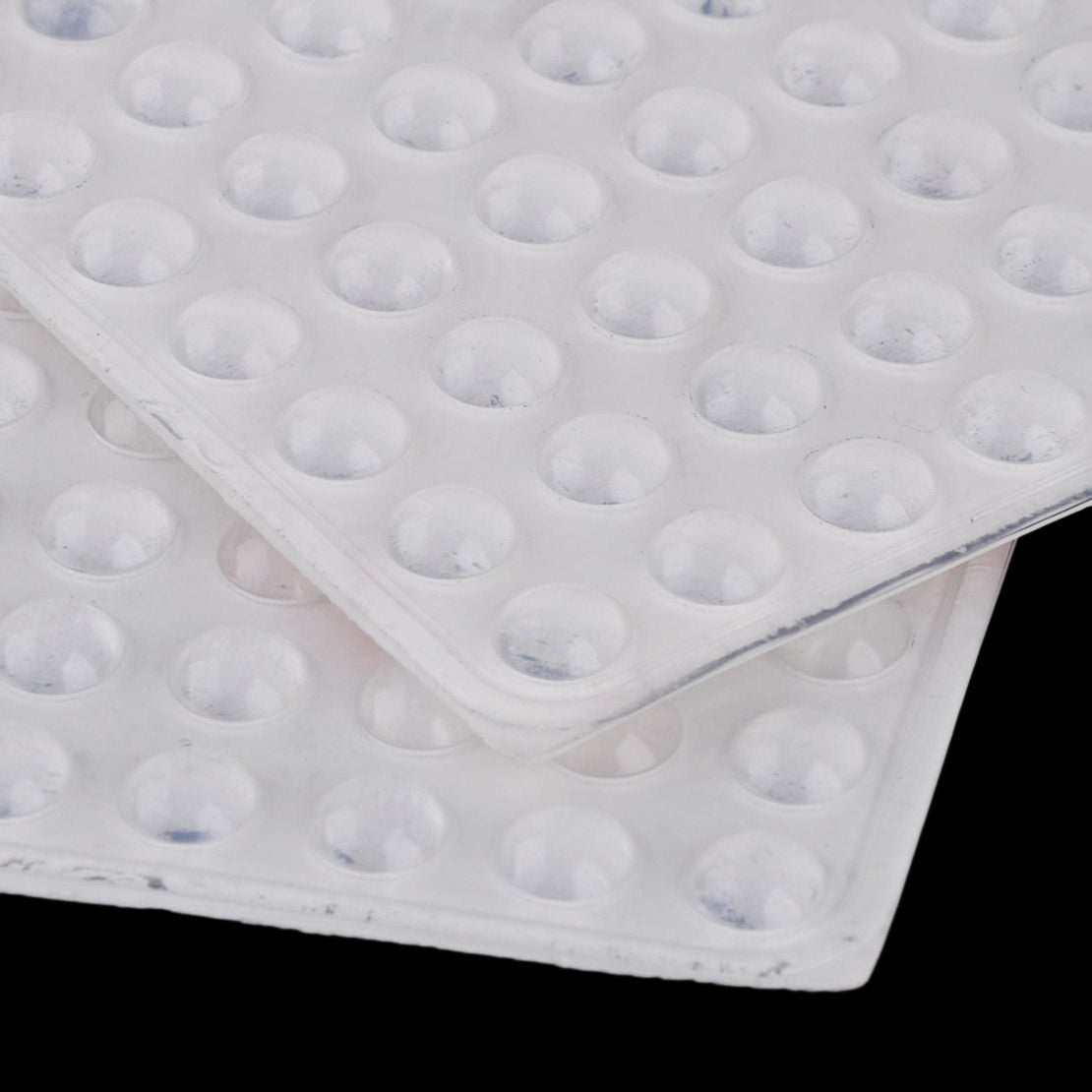 30x Self Adhesive Clear Silicone Gel Door Cabinet Drawer Bumper Pads Feet 15x2mm