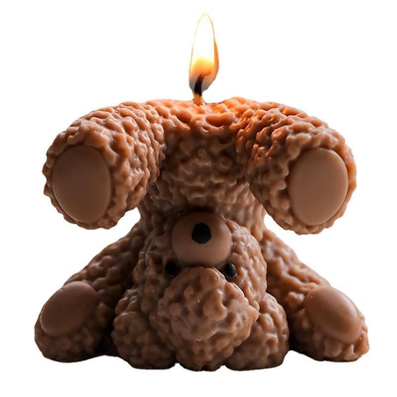 Silicone Handstand Bear Mold Candle Soap Plaster Crafts Handmade Making Mould