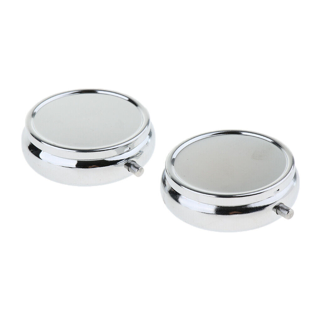 2   Pill Box Medicine Case Storage Container for Pocket 3 Slots