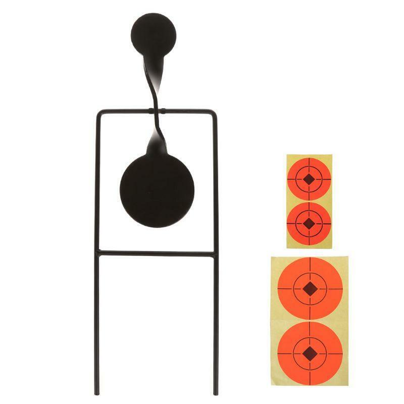 Shooting Target Outdoor Hunting Catapult Practice Games Metal Action Spinner