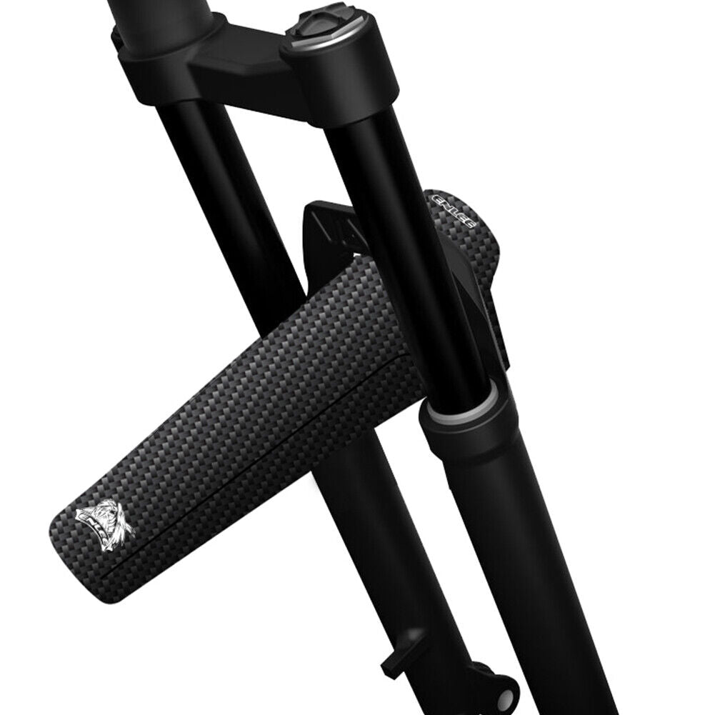 ENLEE 2pcs MTB Bicycle Front Rear Tire Folding Fenders Bike Mudguard Black