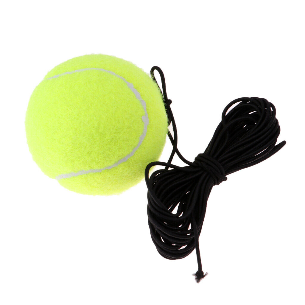 3pcs Tennis Ball with String Tennis Trainer Replacement Ball Equipment Gear