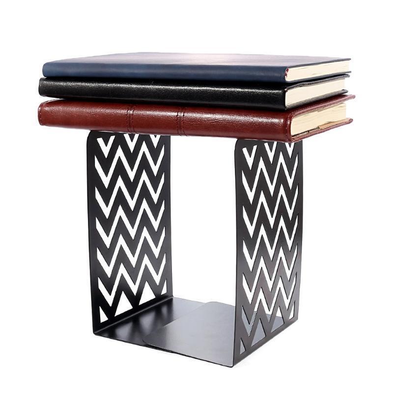 2 Pcs Nonskid Heavy Duty Magazine Notebook Holder Home Desk Decoration Ornemants