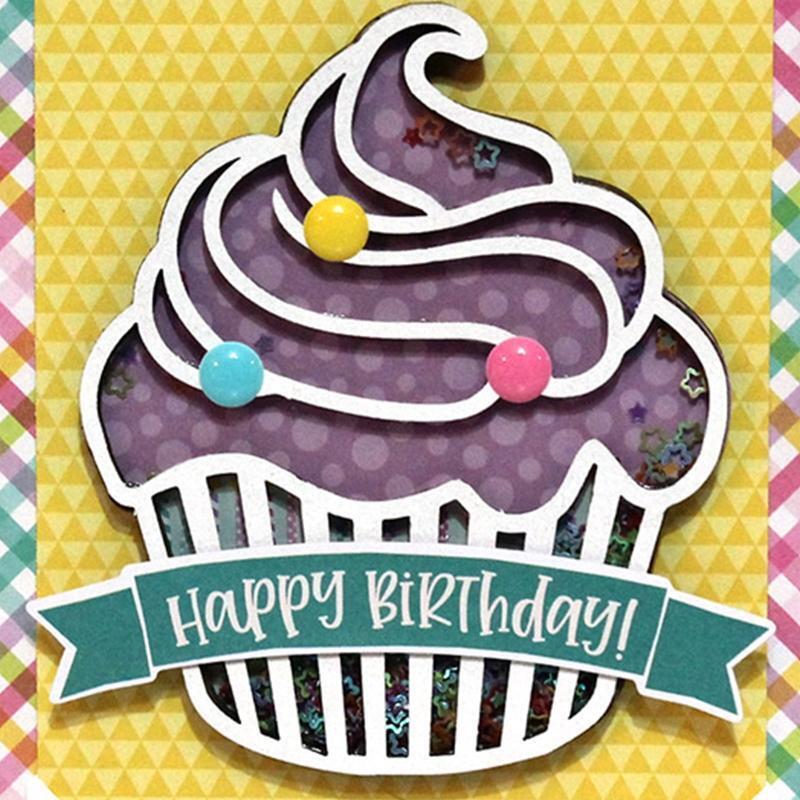 Cupcake Shaker Cutting Dies Stencil Scrapbooking DIY Album Stamp Paper Card