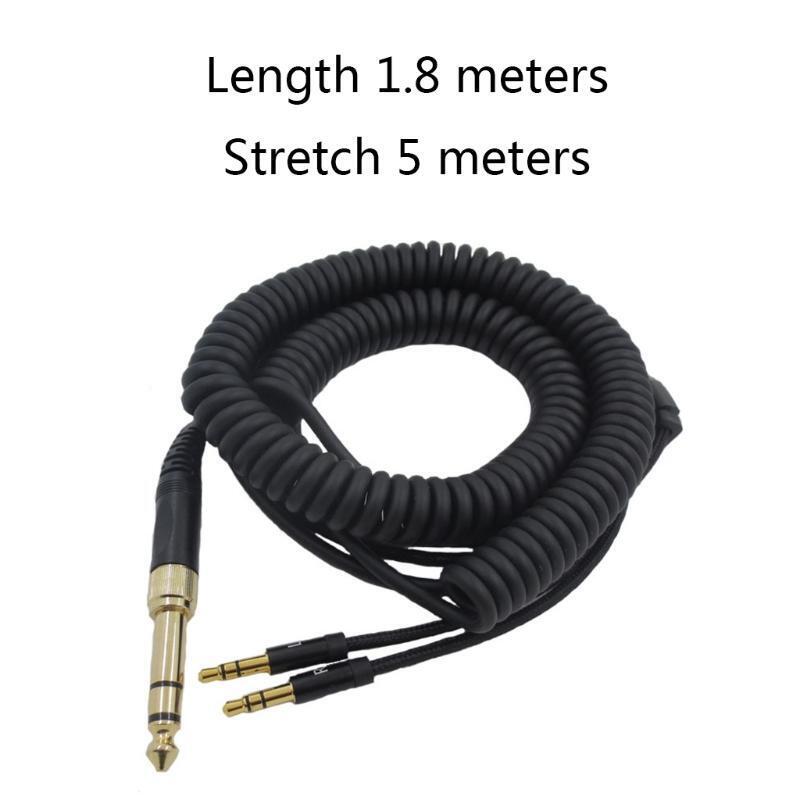 3. 5mm Plug Microphone Cable Headphone Cable for AH-D7100 7200 D600 D9200 5200