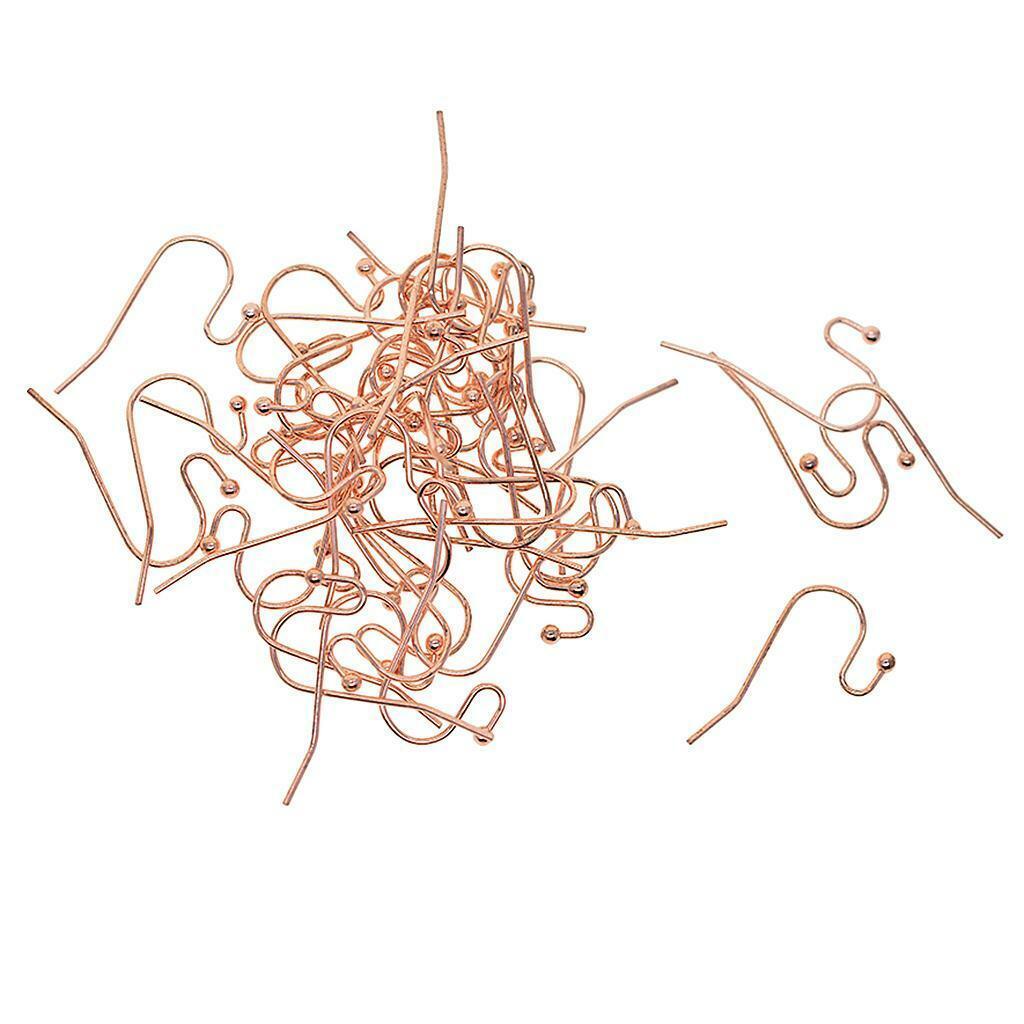 100pc  French Hook  Copper Plated Earring Ear Wires Findings
