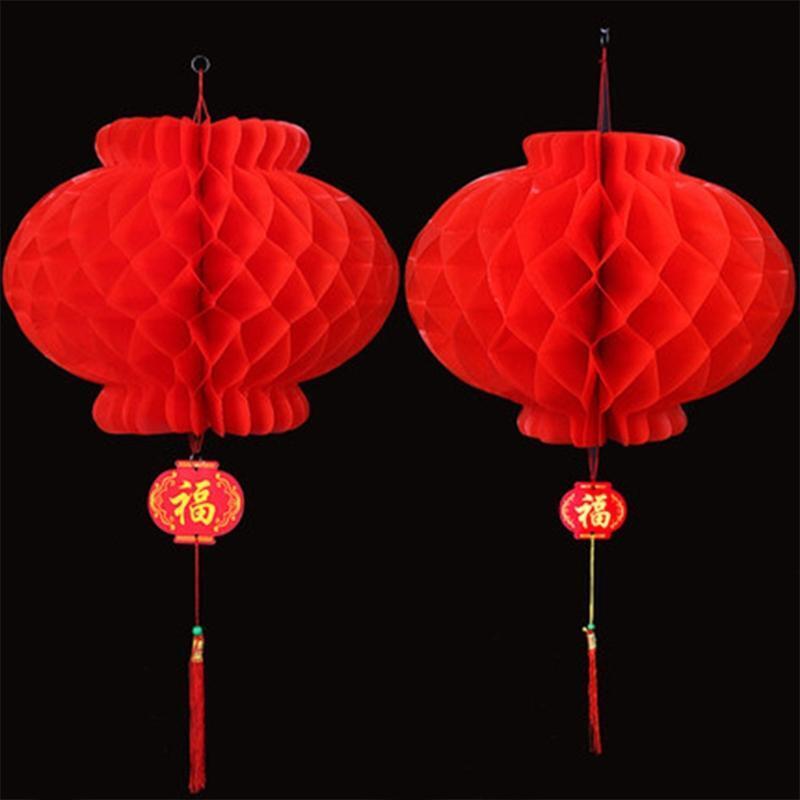 Set of 20 Waterproof Festival Lanterns Home Decor for Chinese Spring Festival