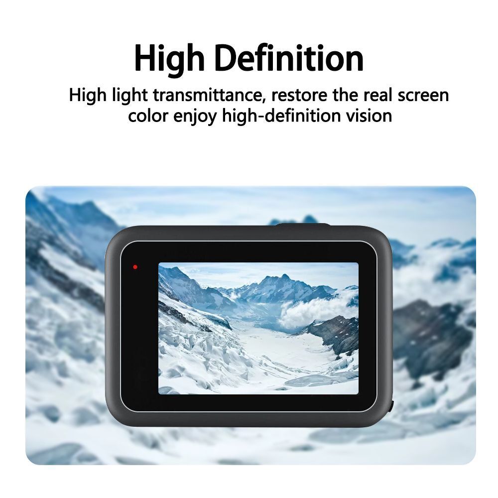 Protective Film Tempered Glass Screen Protector For GoPro Hero 10 Black