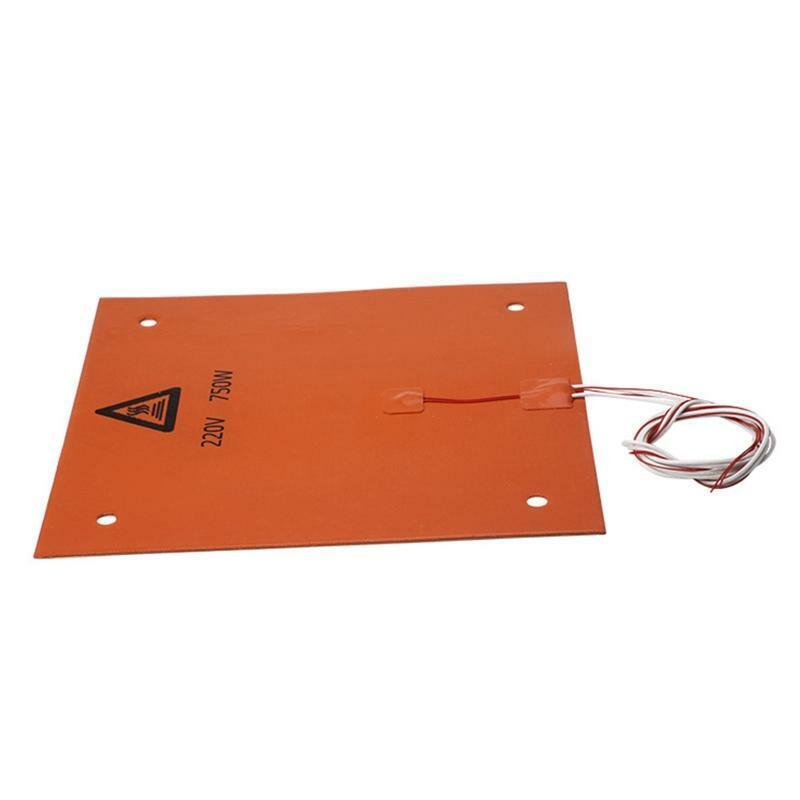High Temperature200? 220V 750W Printer Silicone Heater Pad Hotbed Mat Heated Bed