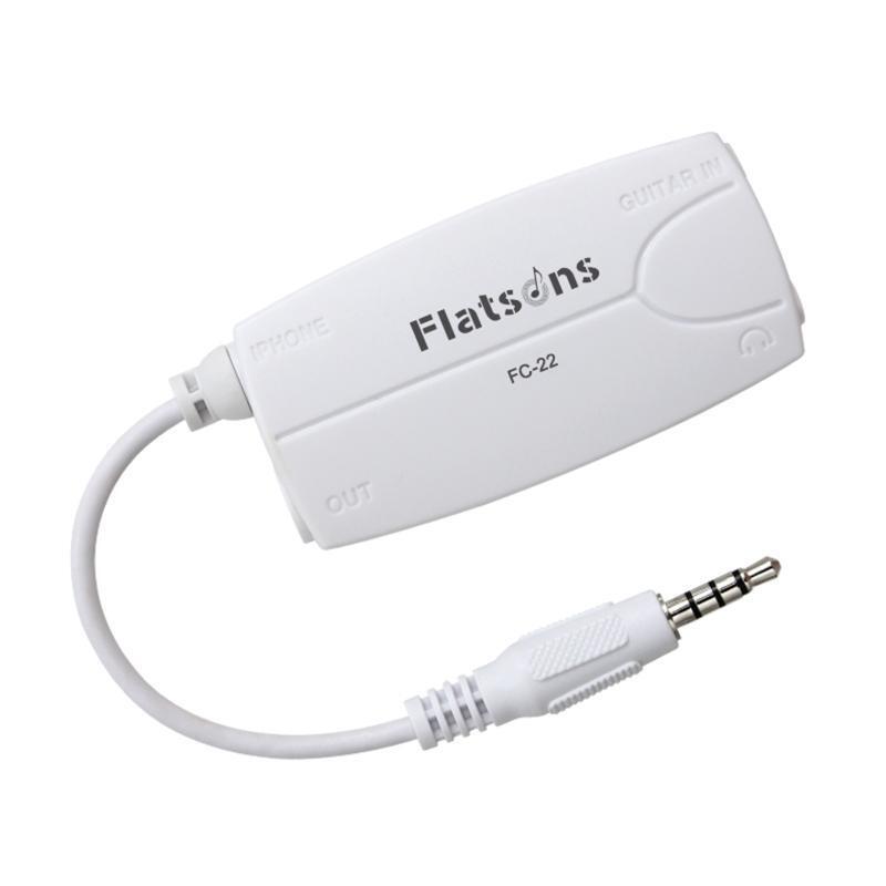 Electric Guitar Bass to Mobile Phone Tablet Converter with 6.35mm Input Port