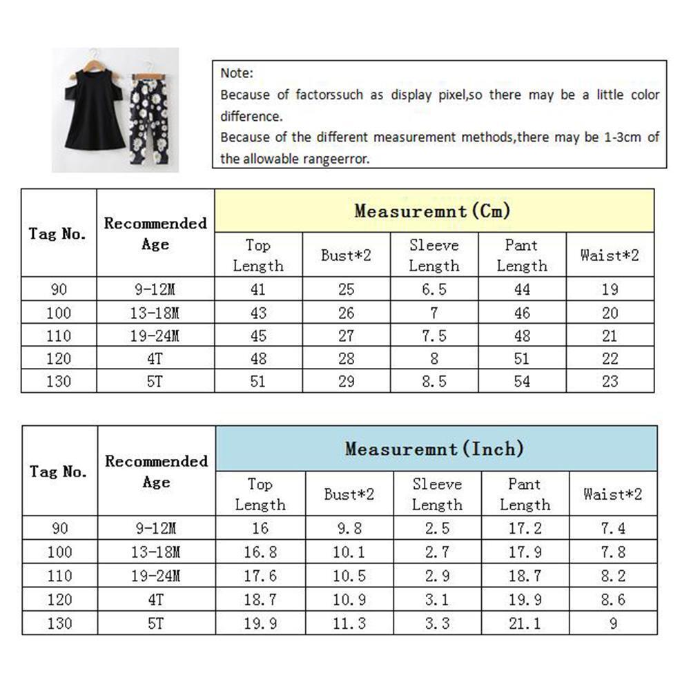 2pcs Family Matching Clothes Kids Tops Floral Print Pants (Daughter 19-24M)