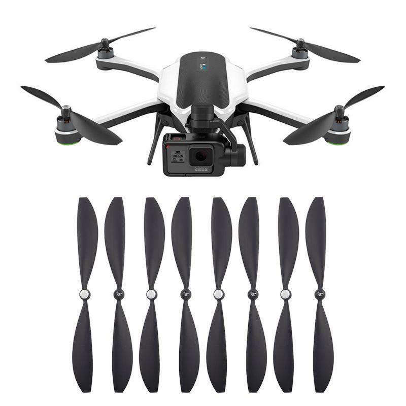 4Pairs Black Durable Propellers Blades Wings for GoPro Karma Drone Accessories