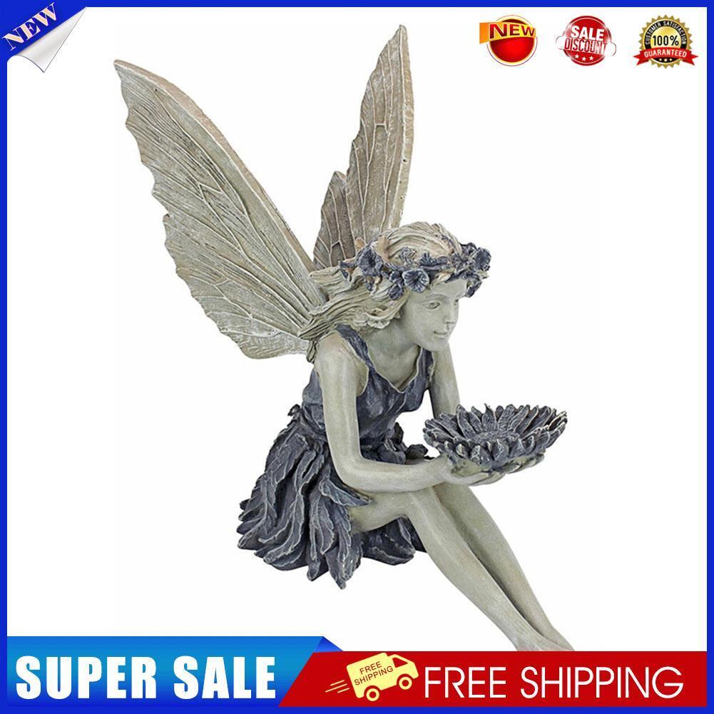 Sunflower Fairy Garden Statue Gift Outdoor Decoration Courtyard Accessories