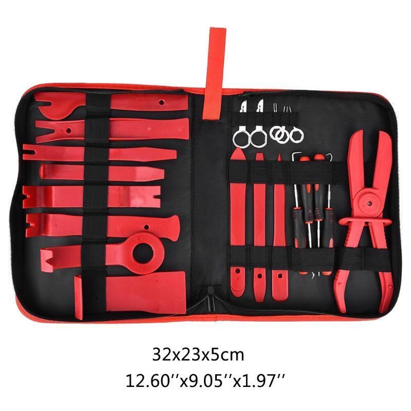 Multi-purpose Durable Heavy Duty Car Interior Trim Removal Tool 21Pcs