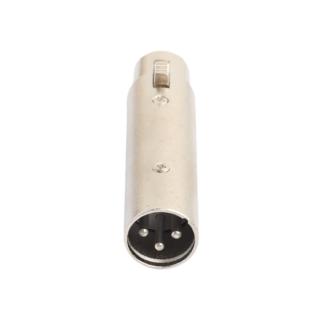 2x XLR 3Pin Male to Female Phase Reversal Adapter Plug Socket Cable Connect