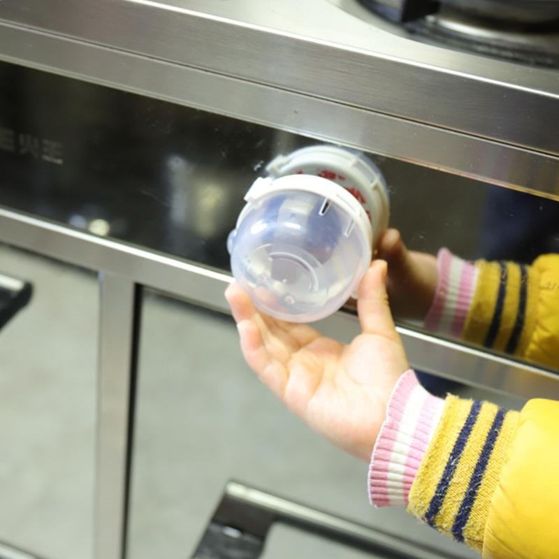 2 Pcs/Set Universal Clear Stove Knob Covers Gas Stove Knob Case Protection Guard