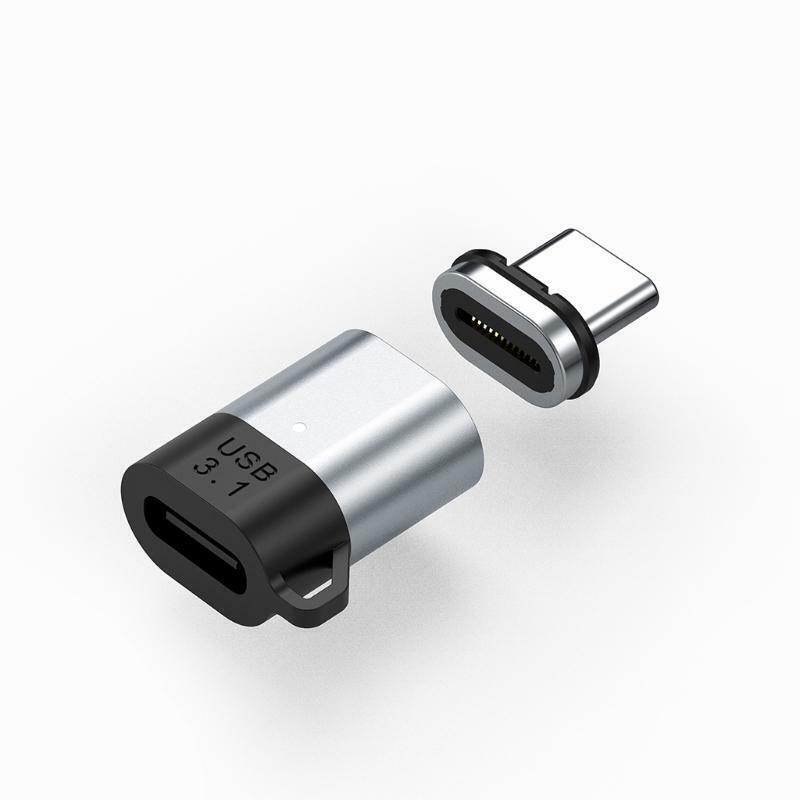 24Pin Magnetic USB C Adapter Type-C Notebook P1D00w Fast Charge USB3.1 Converter