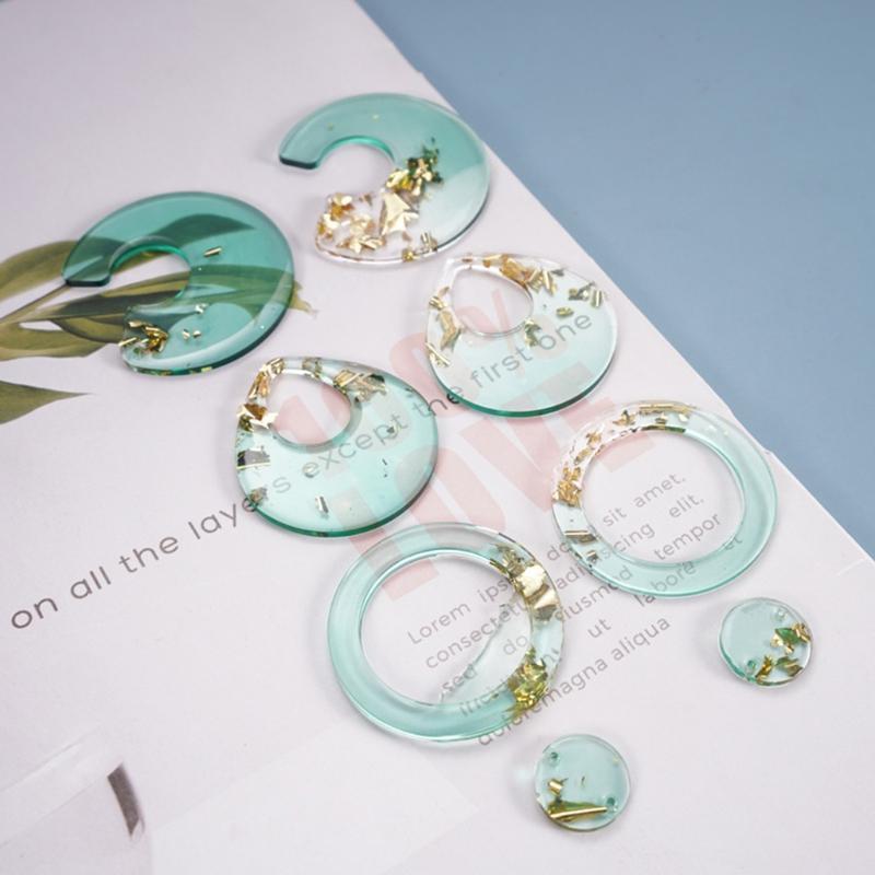 DIY Craft Decoration Mold Keychain Mold Earrings Keychain Danglers Silicone Mold