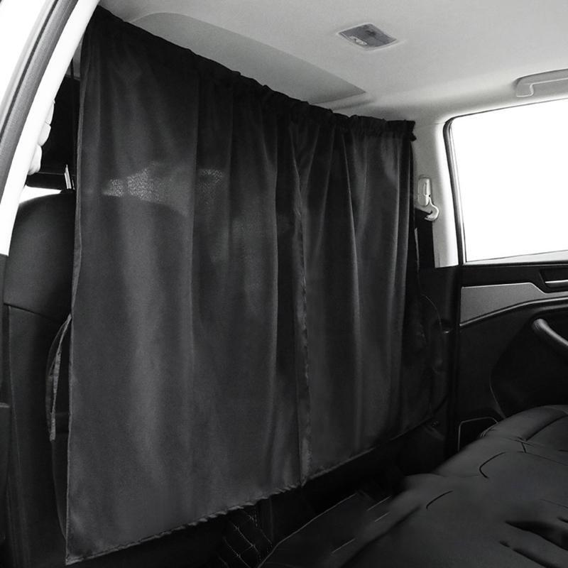 Universal Car Front and Rear Partition Curtains Side Window Shade for Camping