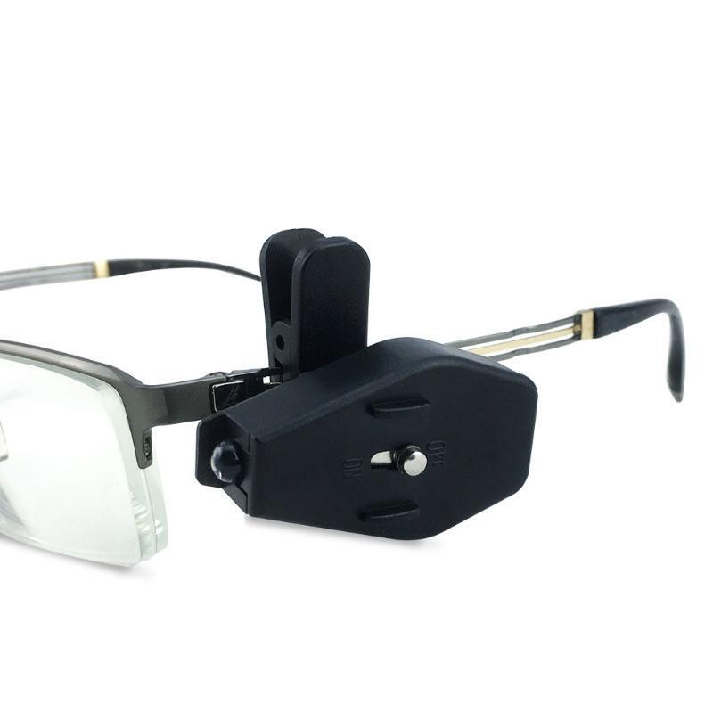 Clip-on Eyeglass LED Light Book Reading Mini Lamp 360 Degrees Adjustable Lamp