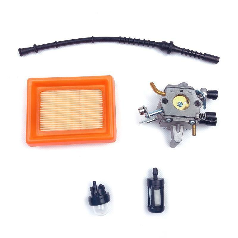 Carburetor Kit for Stihl FS400 FS450 FS480 String Trimmer Brush Cutter Fuel Line