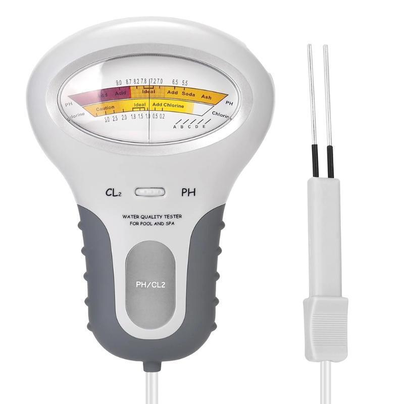 Relaxing Chlorine Meter PH Tester 2 In 1 PH & Chlorine Tester Water Quality Test