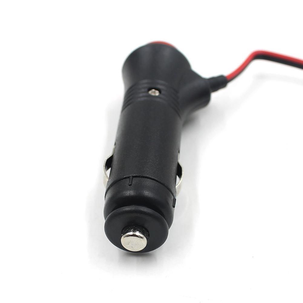 12V 24V Car Motorcycle Cigarette Lighter Socket Plug with Switch 1.5m/4.9ft