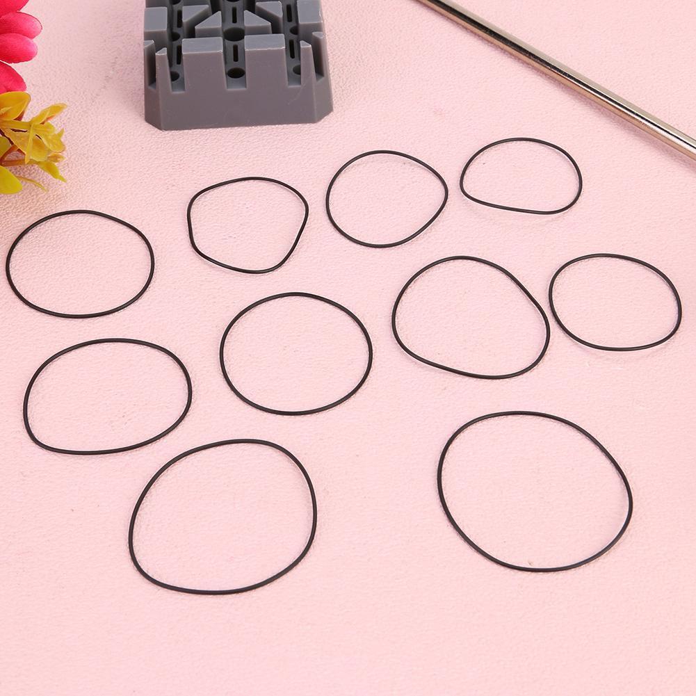 500pcs 0.9mm 31-40mm Rubber O-Ring Watch Back Seal Gasket Watch Repair Tool