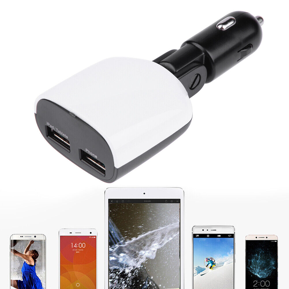 Universal 5V 3.4A 2 Ports Dual USB Car Charger LED Display Power Adpater-17