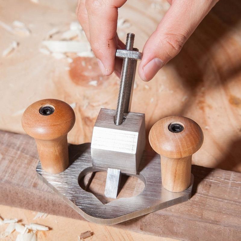 Handheld Router Plane with Comfortable Wooden Handle Practical Woodworking Tool