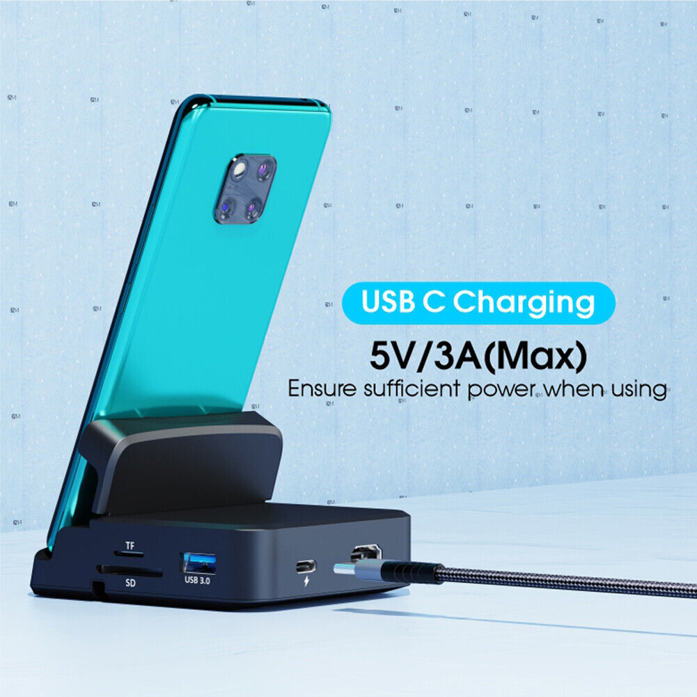 Portable Game Console Docking Station for NS with HDMI-Compatible Adapter