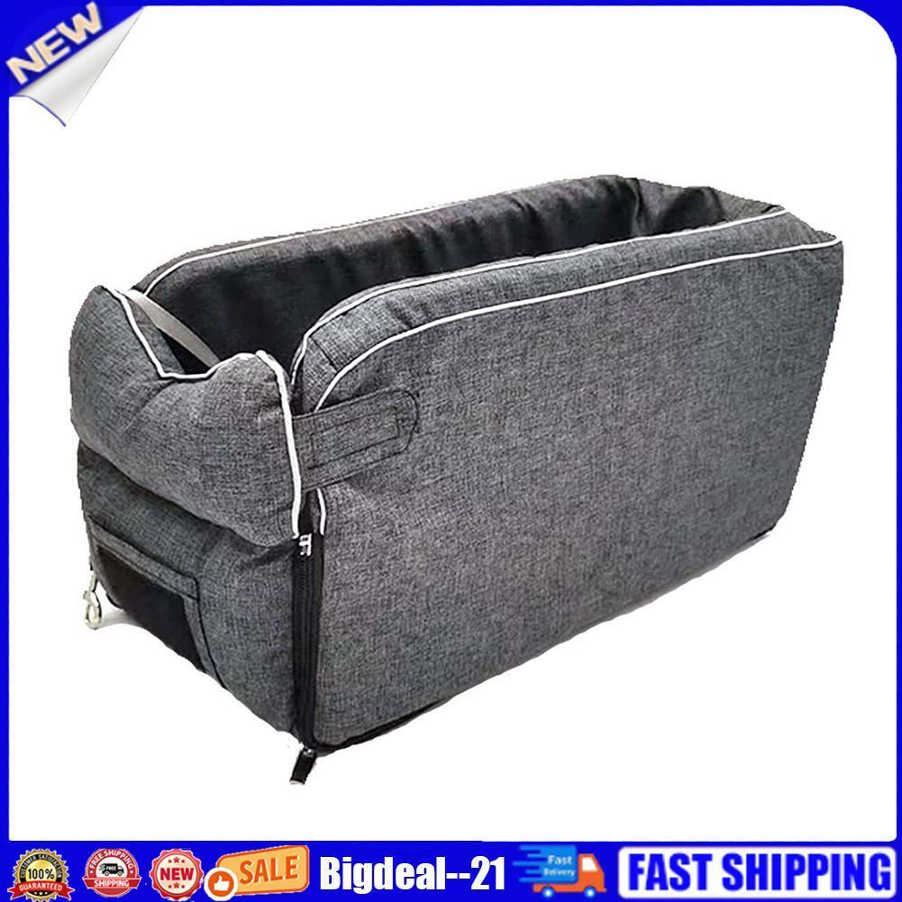 Pet Cats Puppy Car Bag Pad with Seat Belts Removable Anti-Dirty Seat Nest